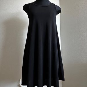 Black tunic mini dress - size XXS (fits XS)